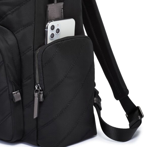 Tumi Carson Backpack Voyageur Black Quilted main image 9